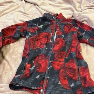 Lululemon rare floral jacket size 6